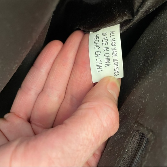 Rare Jaclyn Smith Large Pleather Tote Travel Bag - Picture 8 of 12